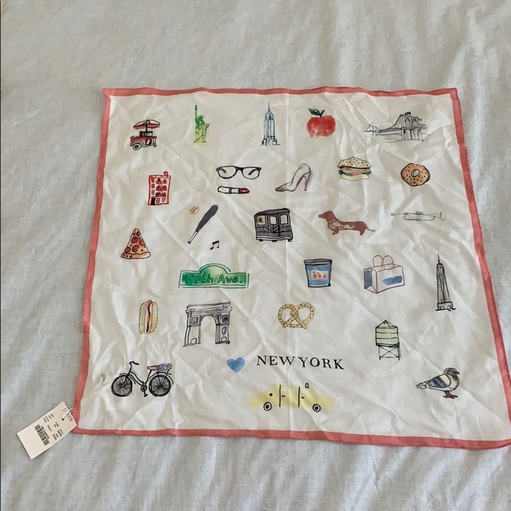 NWT J. Crew New York Neck Scarf
